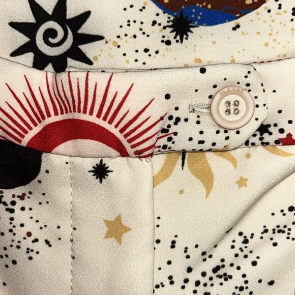 Please Printed Ankle Length Dress Pants(Size Small) - Picture 7 of 9